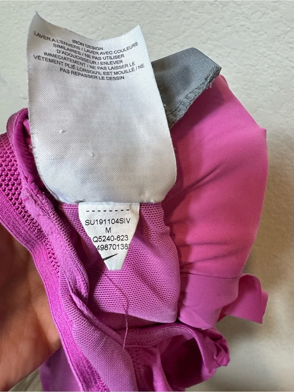 Nike Racing Women's Pink Athletic Aeroswift Running Shorts with Built-In Liner M